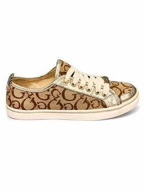 Guess Monogram Low-Top Lace-Up Sneakers Women’s Size 5